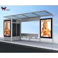 prefab aluminum bus stop shelter bus shelter screen bus stop shelter kiosk